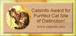 CatsInfo Award for Purrfect Cat Site of Distinction